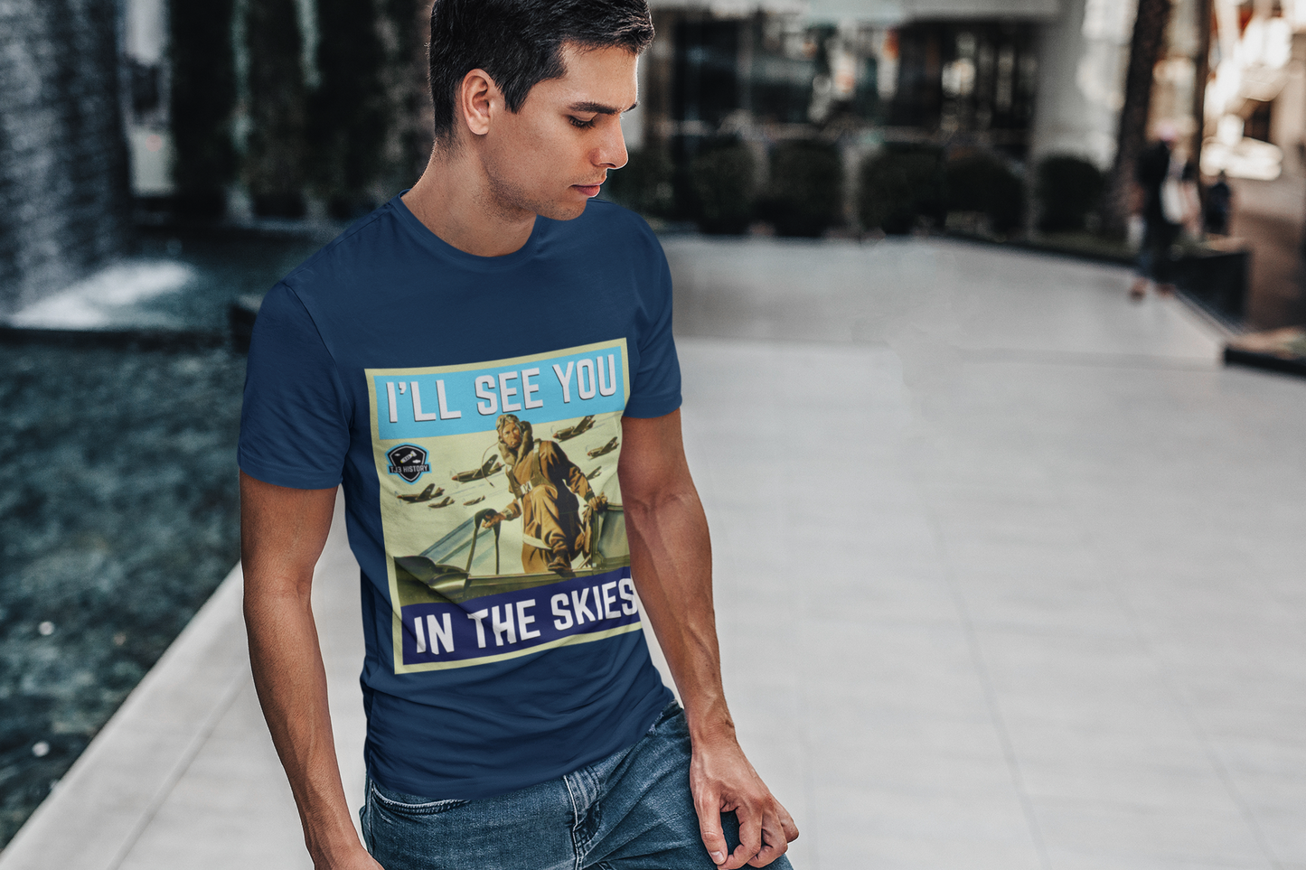 "I'll See You In The Skies" Premium T-Shirt!